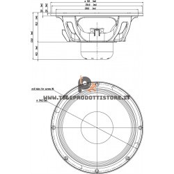 10NW650 Eighteen Sound Altoparlante woofer 300W 10"