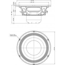 8NW650 Eighteen Sound Altoparlante woofer 300W 8" 18Sound