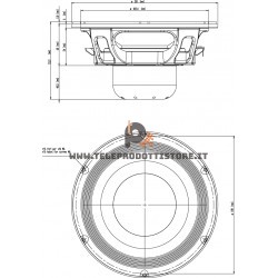 8NW650 Eighteen Sound Altoparlante woofer 300W 8"