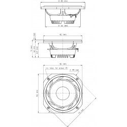 6ND430 Eighteen Sound  Altoparlante woofer 200W 6" 18Sound
