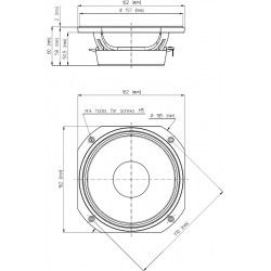 6ND410 Eighteen Sound Altoparlante MidRrange 180W  6" 18Sound