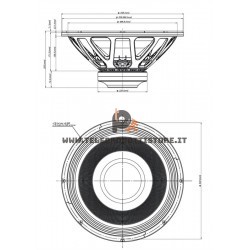 21LW2600  Eighteen Sound Altoparlante woofer Subwoofer 1700W 21"