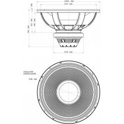 18TLW3000 Eighteen Sound Altoparlante woofer Subwoofer 1800W 18" 18Sound