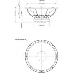18LW2400 Eighteen Sound Altoparlante woofer Subwoofer 1200W 18" 18Sound