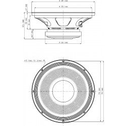 15LW1401 Eighteen Sound  Altoparlante woofer Subwoofer 1000W 15" 18Sound