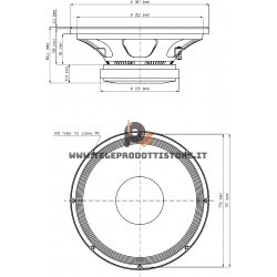 15MB1000 18 Eighteen Sound Altoparlante Midbass 850W 15"
