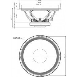 15W930 Eighteen Sound Altoparlante woofer Subwoofer 500W 15" 18Sound