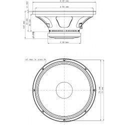 15W700 Eighteen Sound Altoparlante woofer 450W 15" 18Sound