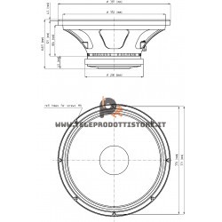 15W700 Eighteen Sound Altoparlante woofer 450W 15"