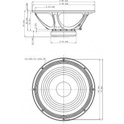 15W500 Eighteen Sound Altoparlante woofer 350W 15" 18Sound