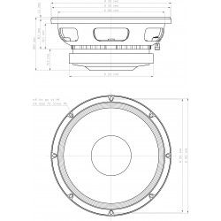 12LW1400 Eighteen Sound Altoparlante woofer Subwoofer 900W  12" 18Sound