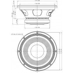 12W700 Eighteen Sound Altoparlante Woofer 450W 12" 18Sound