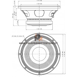 12W700 Eighteen Sound Altoparlante Woofer 450W 12"