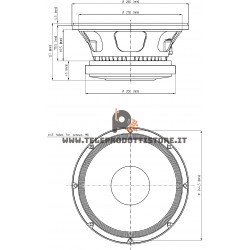 10MB600 Eighteen Sound Altoparlante woofer Midbass 450W 10"