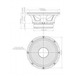 10W500 Eighteen Sound Altoparlante woofer 280W 10" 18Sound