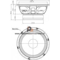 8MB500 Eighteen Sound Altoparlante Midbass 280W 8"