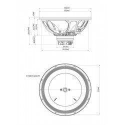 15NCX750H Eighteen Sound Altoparlante woofer Coassiale cx 800/240W 15" 18Sound