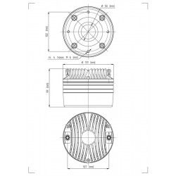 ND2080 Eighteen Sound Driver tweeter 200W Titanio 2" 18Sound