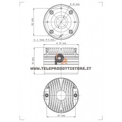 ND2080 Eighteen Sound Driver tweeter 200W Titanio 2"