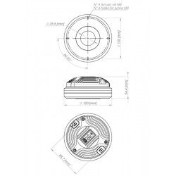 ND3ST Eighteen Sound Driver tweeter 240W Titanio 1,4" 18Sound