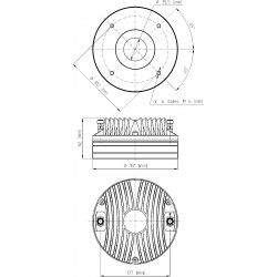 ND1480 Eighteen Sound Driver tweeter 200W Titanio 1,4" 18Sound