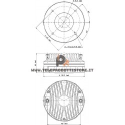 ND1460A Eighteen Sound Driver tweeter 160W Alluminio 1,4"