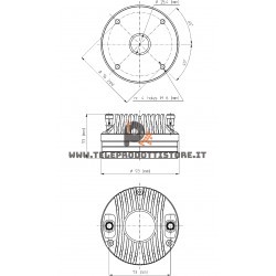 ND1090 Eighteen Sound Driver tweeter 100W  Titanio 1"