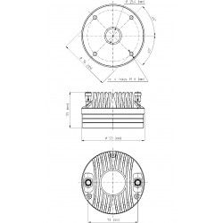 ND1090 Eighteen Sound Driver tweeter 100W  Titanio 1" 18Sound