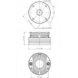 ND1085 Eighteen Sound Driver tweeter 80W Titanio 1" 18Sound