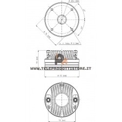 ND1085 Eighteen Sound Driver tweeter 80W Titanio 1"