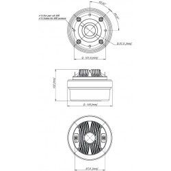 HD2020 Eighteen Sound driver tweeter 140W Titanio 2" 18Sound