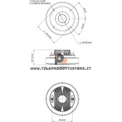 HD2000 Eighteen Sound driver tweeter 140W  Titanio 1,4"