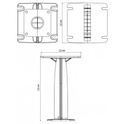 XG14 Eighteen Sound Guida d'onda in alluminio 110°Hx10°V 1,4" 35,5 mm. 18Sound