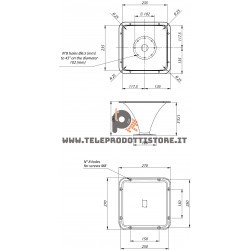 XR1496C Eighteen Sound Tromba 1,4" 35,5 mm. copertura costante 90x60 9dB