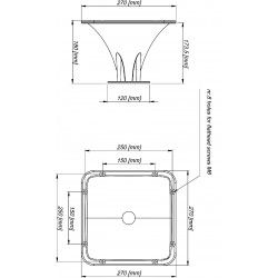 XR1464C Eighteen Sound Tromba 1,4" 35,5 mm. copertura costante 60x40 11dB 18Sound