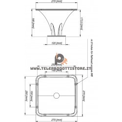 XR1464C Eighteen Sound Tromba 1,4" 35,5 mm. copertura costante 60x40 11dB