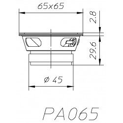 PA065 Ciare woofer extended range 2,5'' 65mm 8Ohm 30W fullrange PA-065