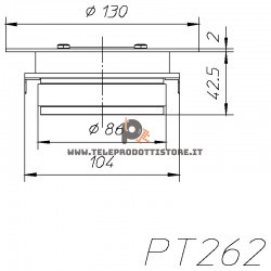 PT262 Ciare tweeter a compressione tromba bullet 8 ohm 200W SPL PT-262