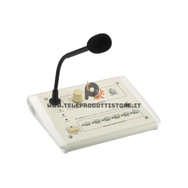 PA-1120RC Monacor Microfono PA a zone da tavolo collegamento PA-1120 PA-1240