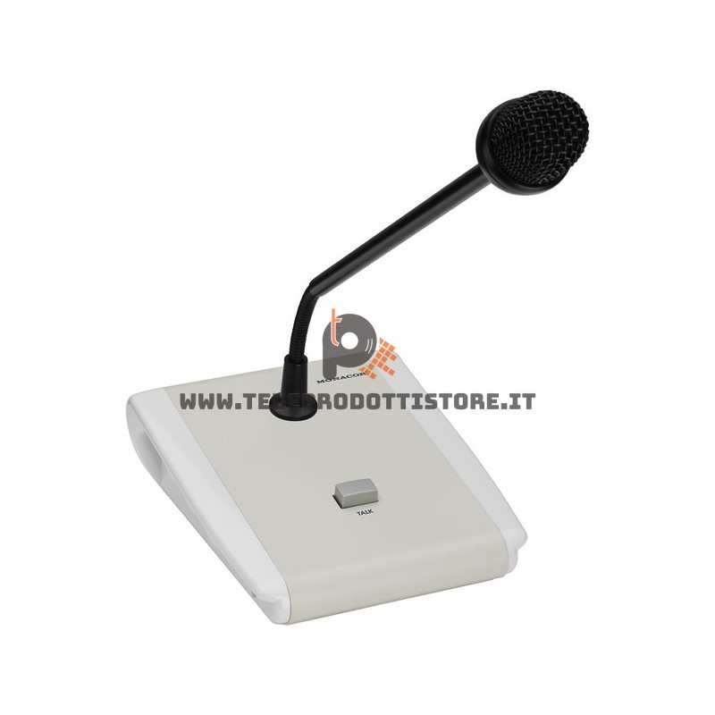 PA-5000PTT Monacor Microfono PA-PTT base microfonica da tavolo pulsante