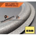 ESB CLASSIC 700 4840 Sospensione di ricambio per mid woofer in foam bordo 16 cm. CLASSIC-700