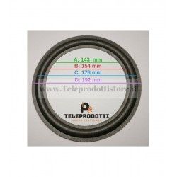 BRP200K kit 2 Sospensioni di ricambio per woofer midrange in foam bordo e colla 200 mm. 20 cm.