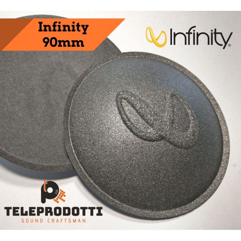 Coppia Cupole parapolvere Infinity 90 mm copripolvere cupola di ricambio altoparlanti