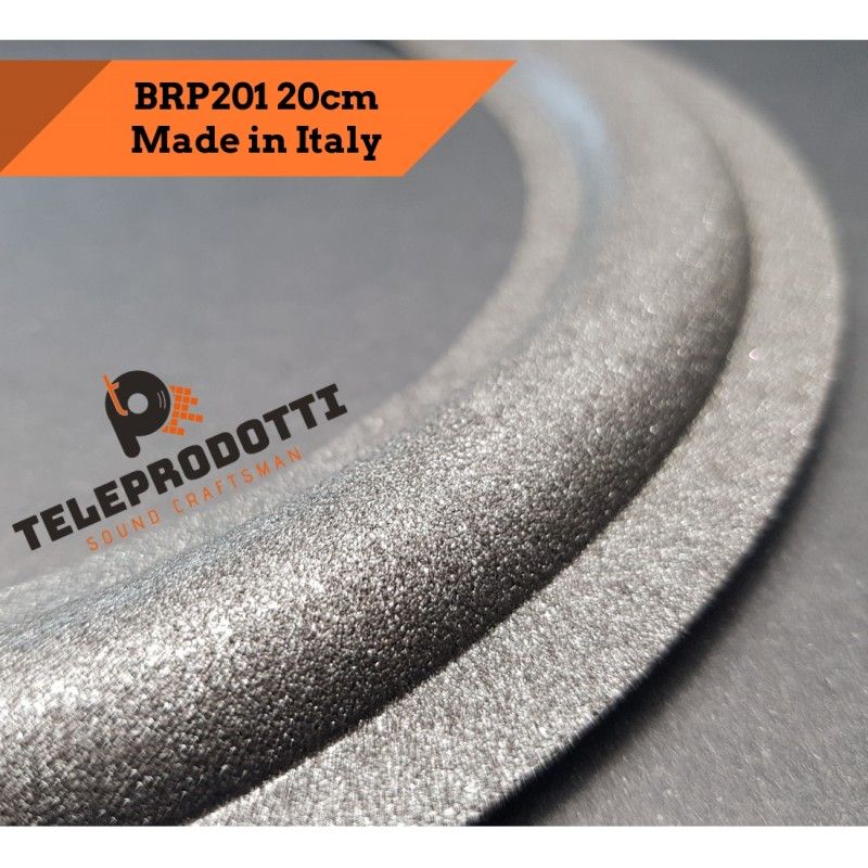 BRP201 Sospensione di ricambio per woofer midrange in foam bordo 200 mm. 20 cm. 8"