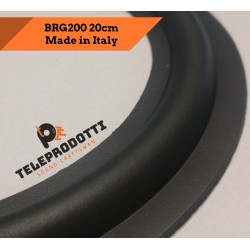 BRG200 Sospensione di ricambio per woofer midrange in gomma bordo 200 mm. 20 cm. 8"