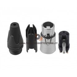 Neutrik NC3FXX Connettore spinotto spina xlr canon femmina 3 poli