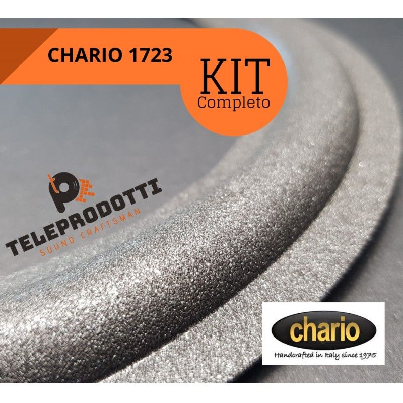 CHARIO 1723 IMPROVED KIT Sospensioni di riparazione per woofer in foam bordo e colla