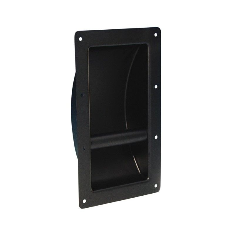 3400 Maniglia ad incasso in acciaio nera per flight case casse diffusori in legno