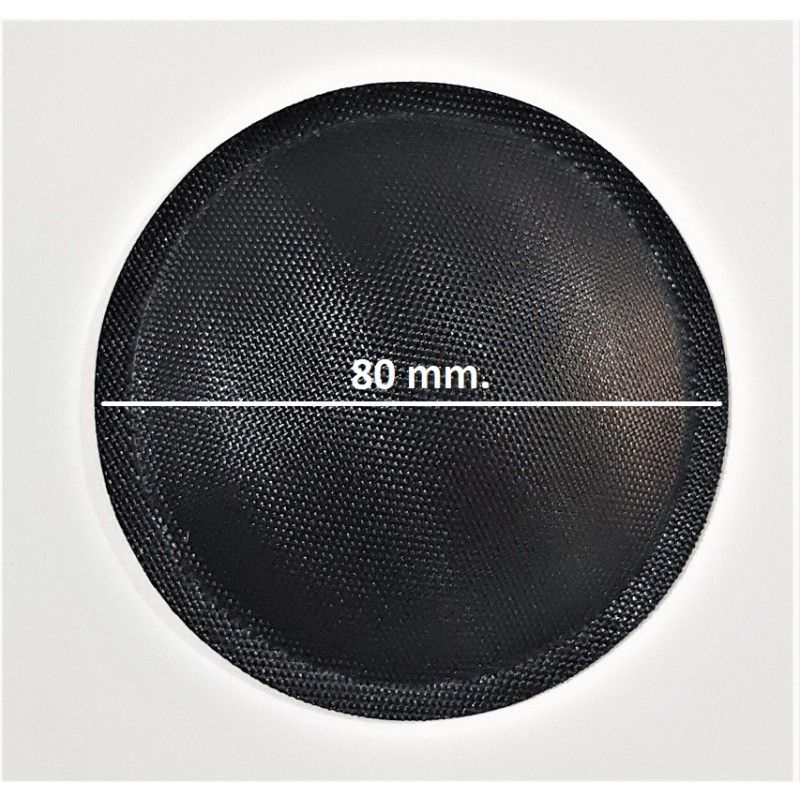 Cupola parapolvere 80 mm. in fibra di vetro copripolvere per woofer altoparlante