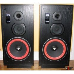 CERWIN VEGA VS100 Sospensione di ricambio per woofer in foam rosso bordo VS 100 VS-100